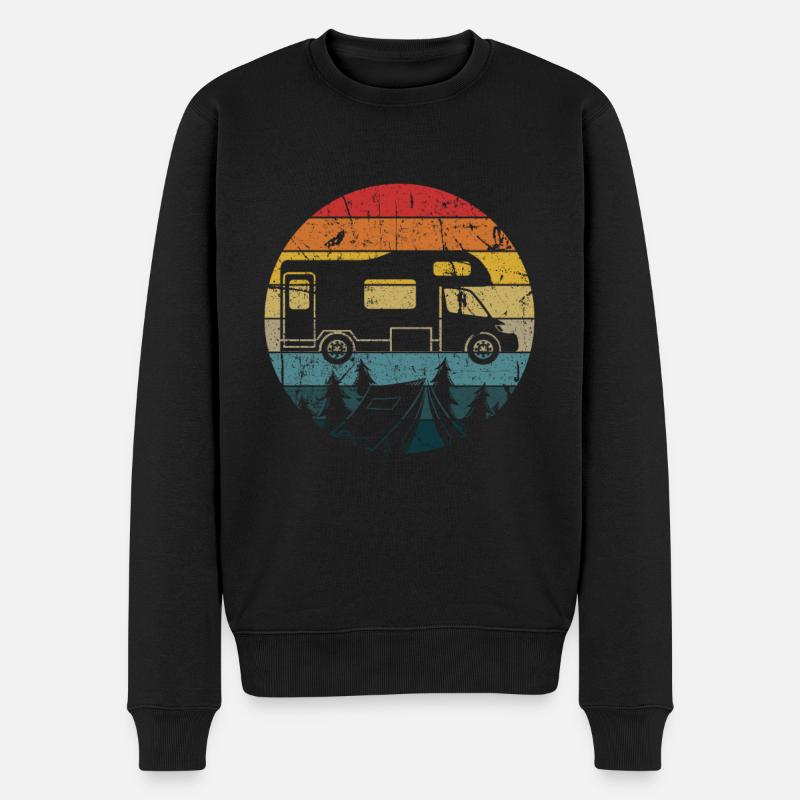 Campeurs - Pull Premium bio Homme - noir