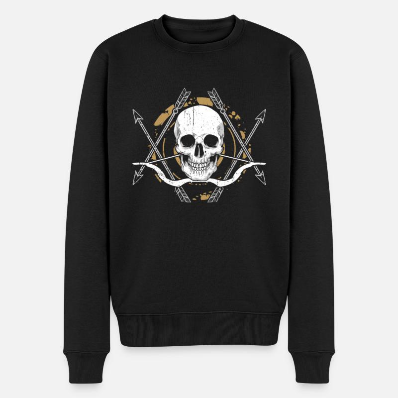 Tir à l’arc - Pull Premium bio Homme - noir
