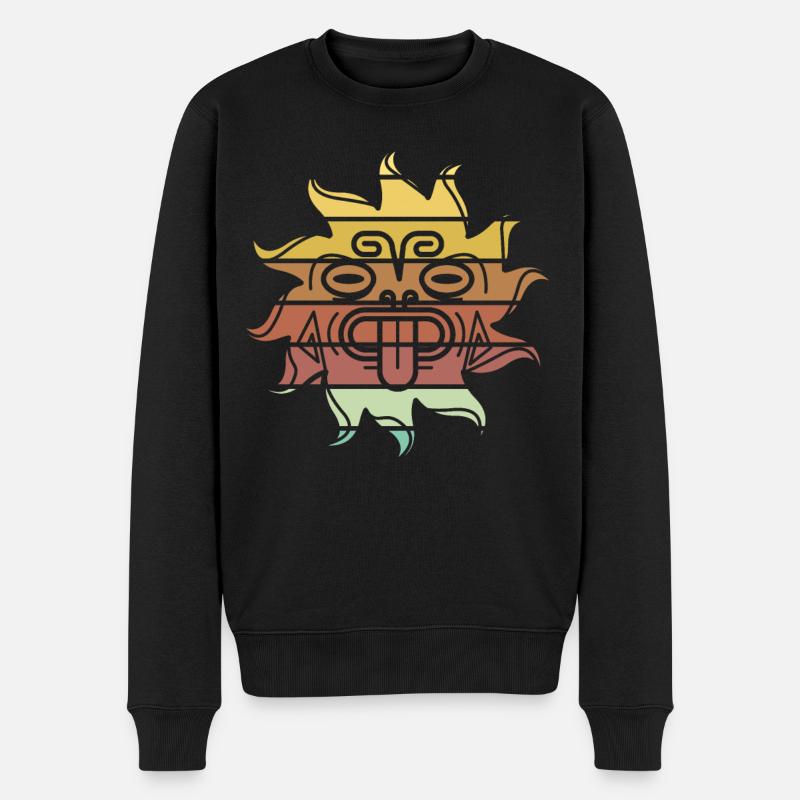 Neuseeland Haka Geschenkidee - Männer Premium Bio Pullover - Schwarz