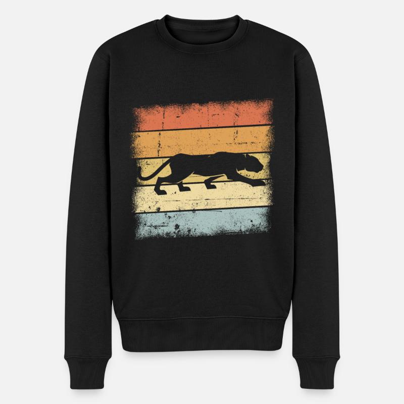 Panther Design - Pull Premium bio Homme - noir