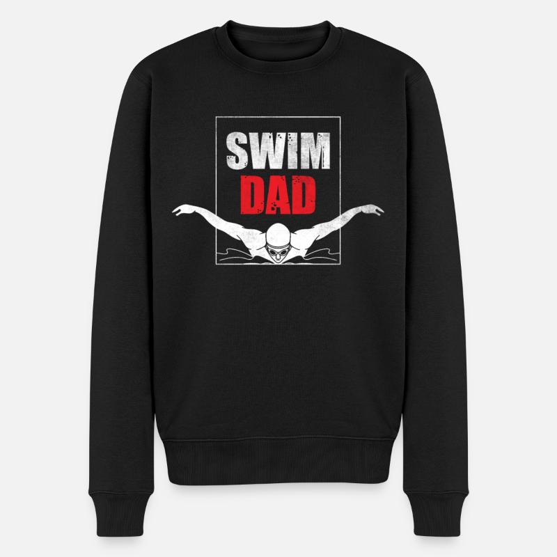 Natation père Natation Natation - Pull Premium bio Homme - noir