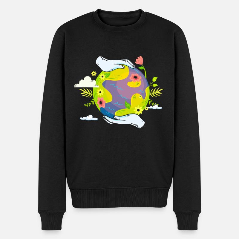 Changement climatique - Pull Premium bio Homme - noir