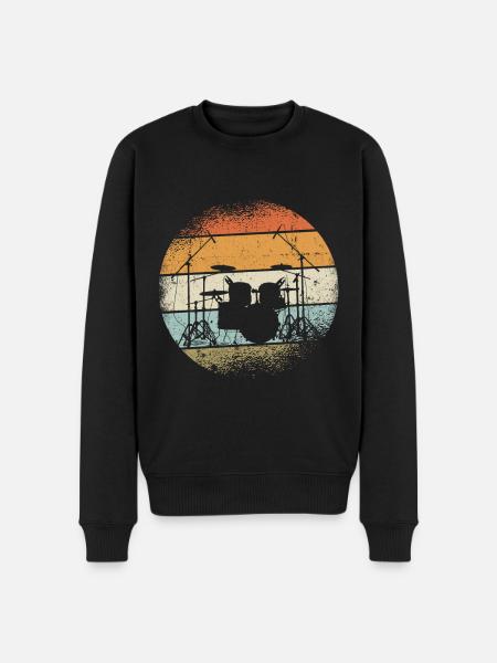Drummer Gift - Men's Premium Organic Jumper - black
