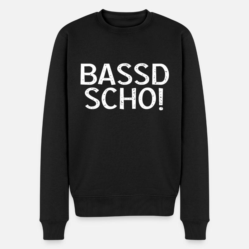 Bassd scho - Pull Premium bio Homme - noir