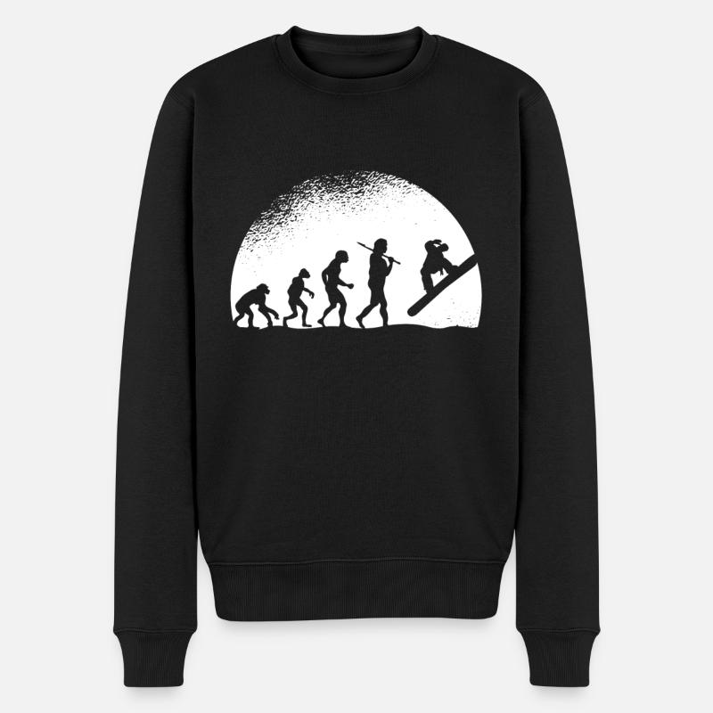 Evolution Snowboarding - Pull Premium bio Homme - noir