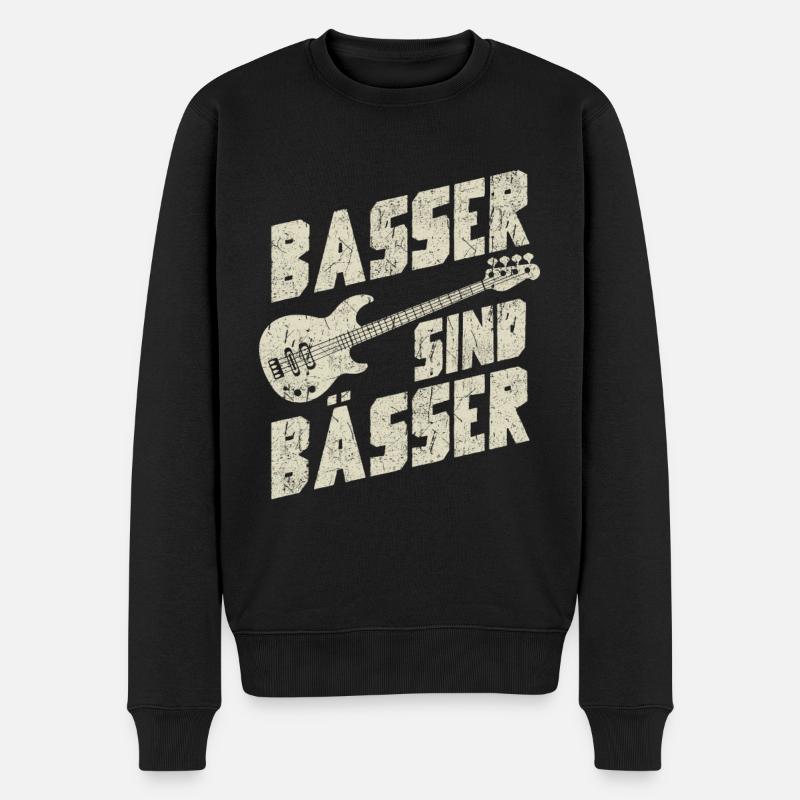 Basser sont des boulangers - Pull Premium bio Homme - noir