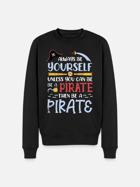 pirate - Men's Premium Organic Jumper - black