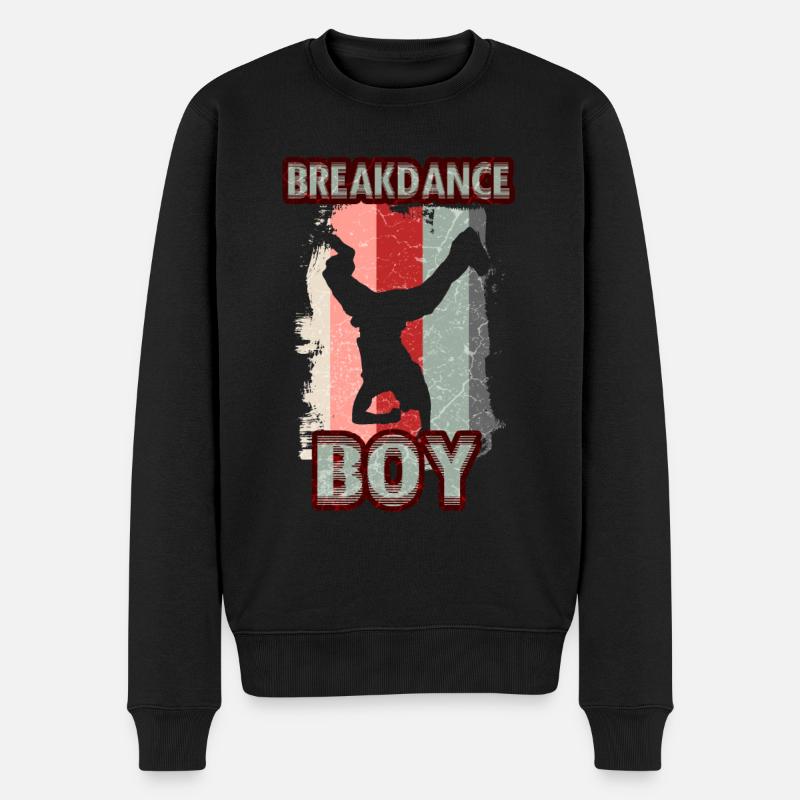Breakdance Jeunes danseurs Breakdancing - Pull Premium bio Homme - noir