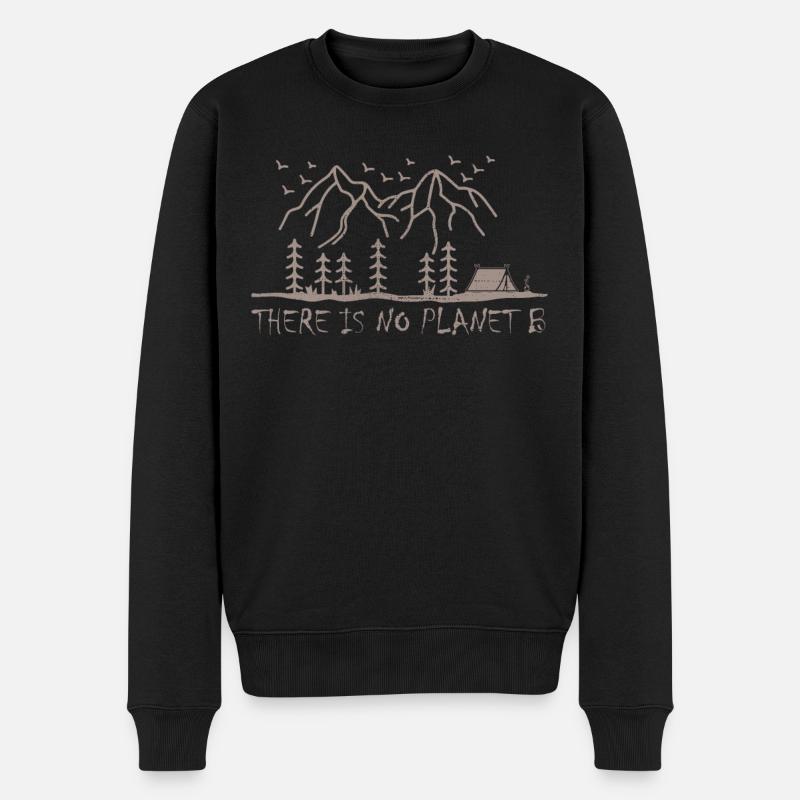 Umwelt Umweltschutz Klimawandel - Männer Premium Bio Pullover - Schwarz