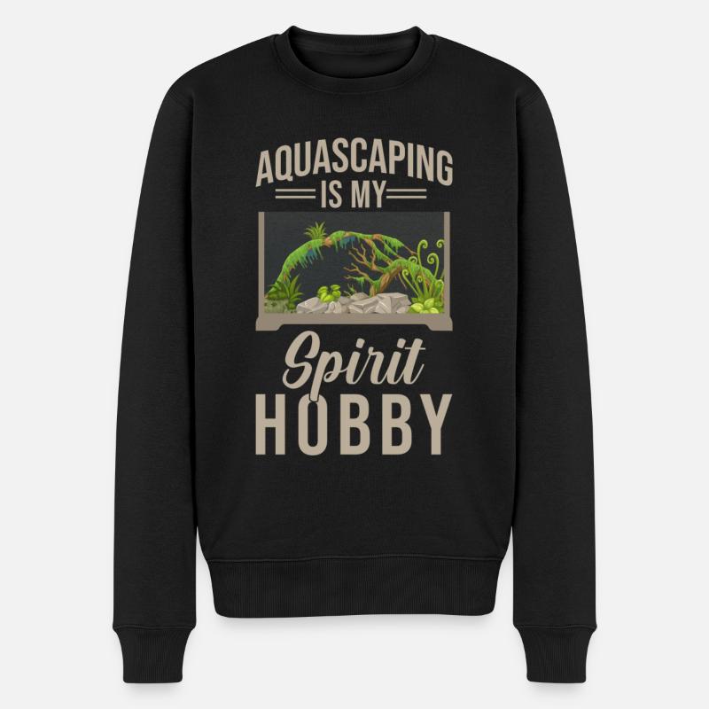 Aquascaping - Pull Premium bio Homme - noir