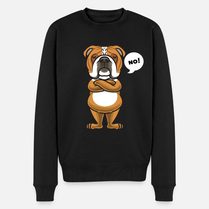 Sture bouledogue anglaise - Pull Premium bio Homme - noir