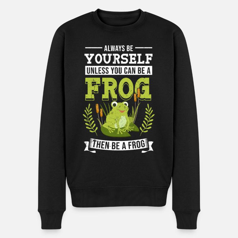 Frosch - Pull Premium bio Homme - noir