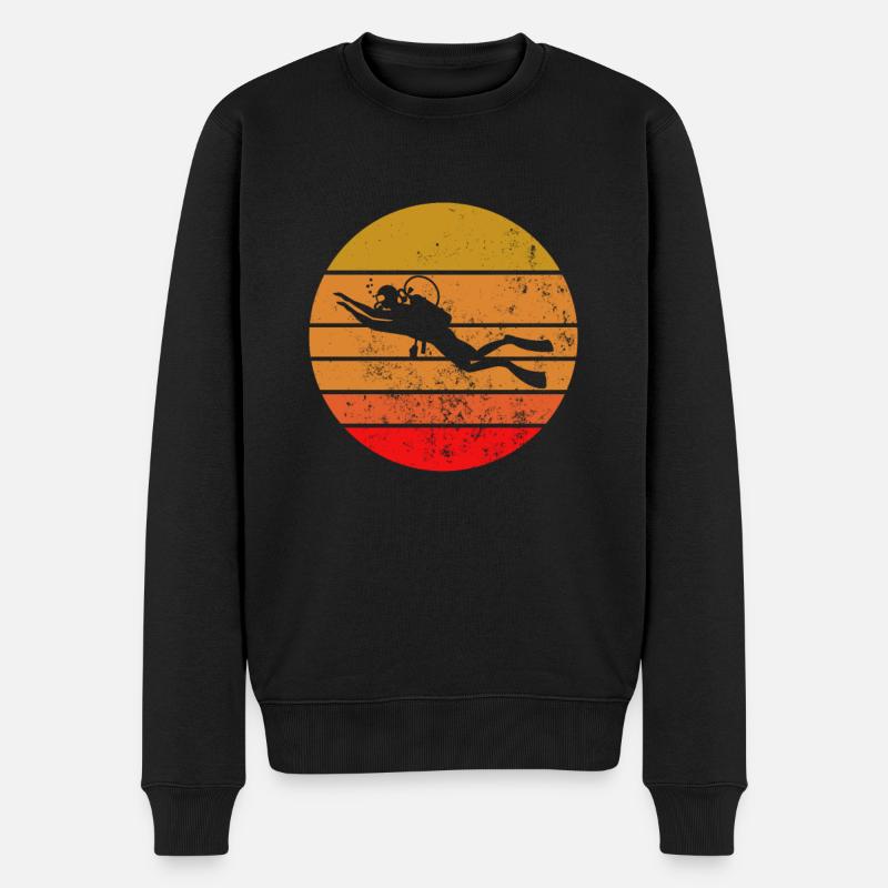 Plongée - Pull Premium bio Homme - noir