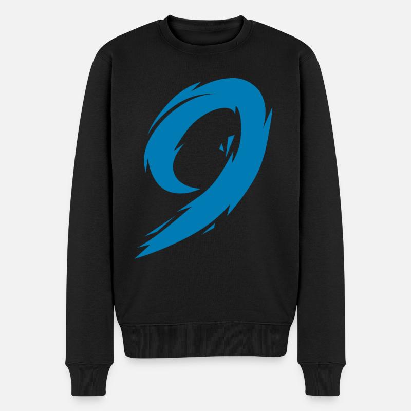 Nombre 9 - Pull Premium bio Homme - noir