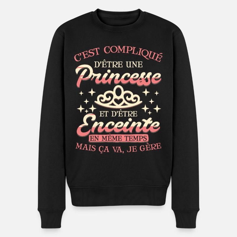 Future Maman - Pull Premium bio Homme - noir