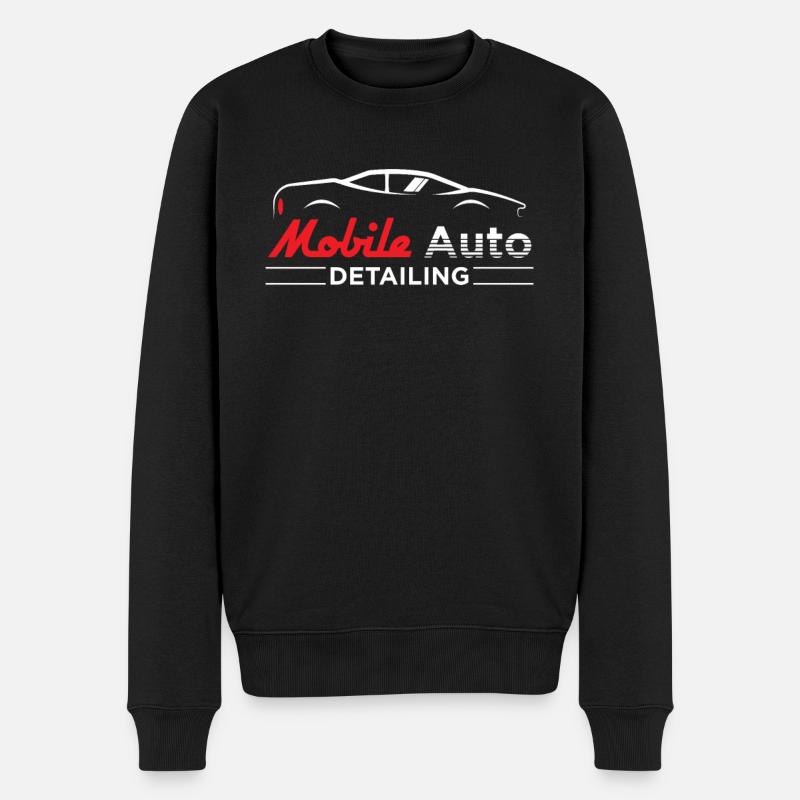 Car Detailer Mobile Auto Detailing - Männer Premium Bio Pullover - Schwarz