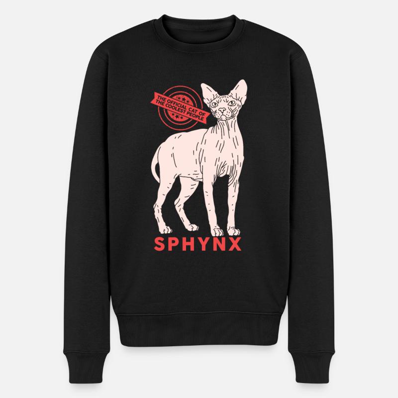 Sphynx chat sphinx cadeau de chat - Pull Premium bio Homme - noir