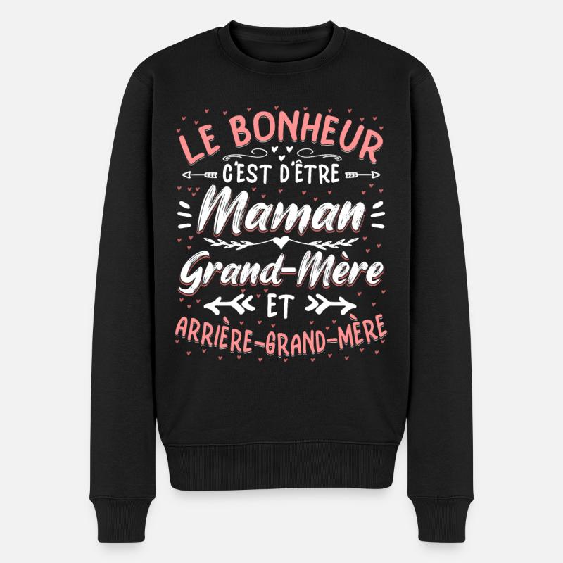 Arrière-Grand-Mère - Pull Premium bio Homme - noir