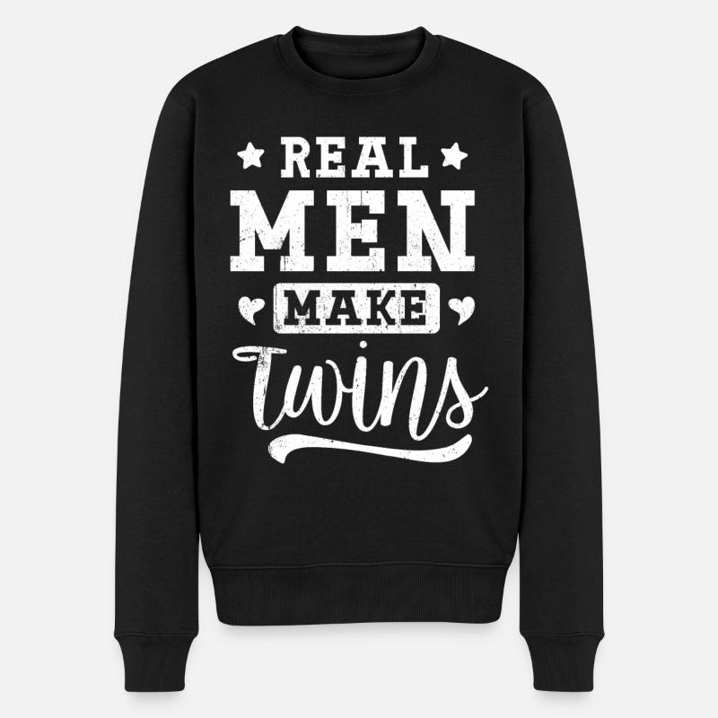 Jumeaux - Pull Premium bio Homme - noir