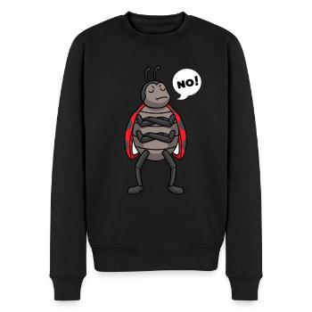 Sturer Marienkäfer Marienkäferflügel Maikäfer - Männer Premium Bio Pullover - Schwarz - Vorne - Nico (187cm)