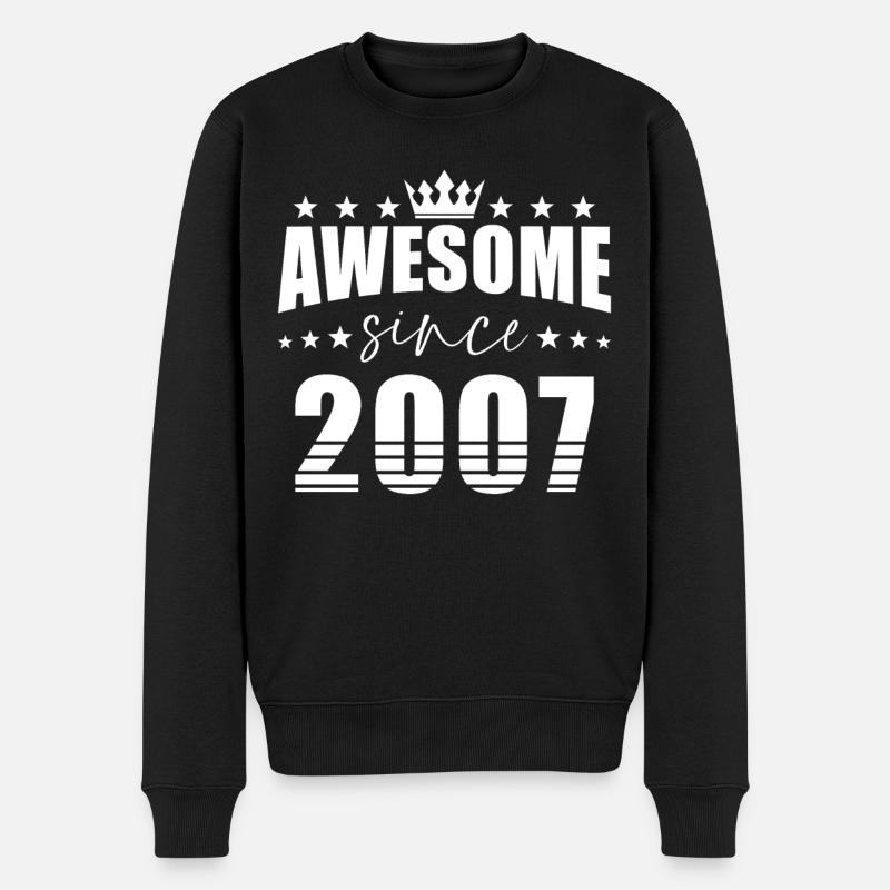 Naissance 2007 - Pull Premium bio Homme - noir