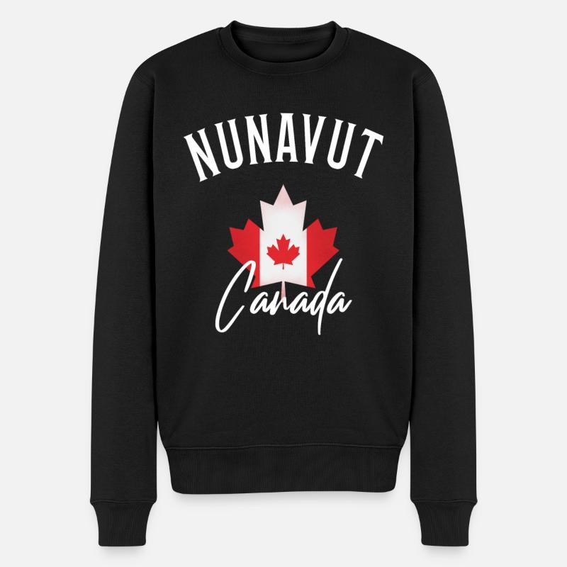 Nunavut Canada - Pull Premium bio Homme - noir
