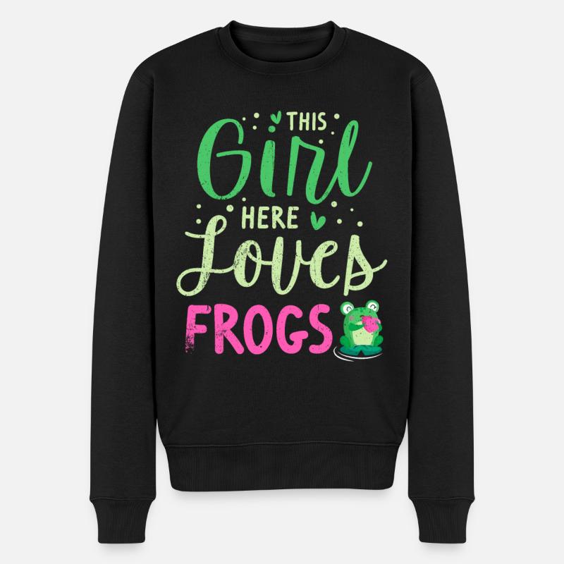 Grenouille - Pull Premium bio Homme - noir