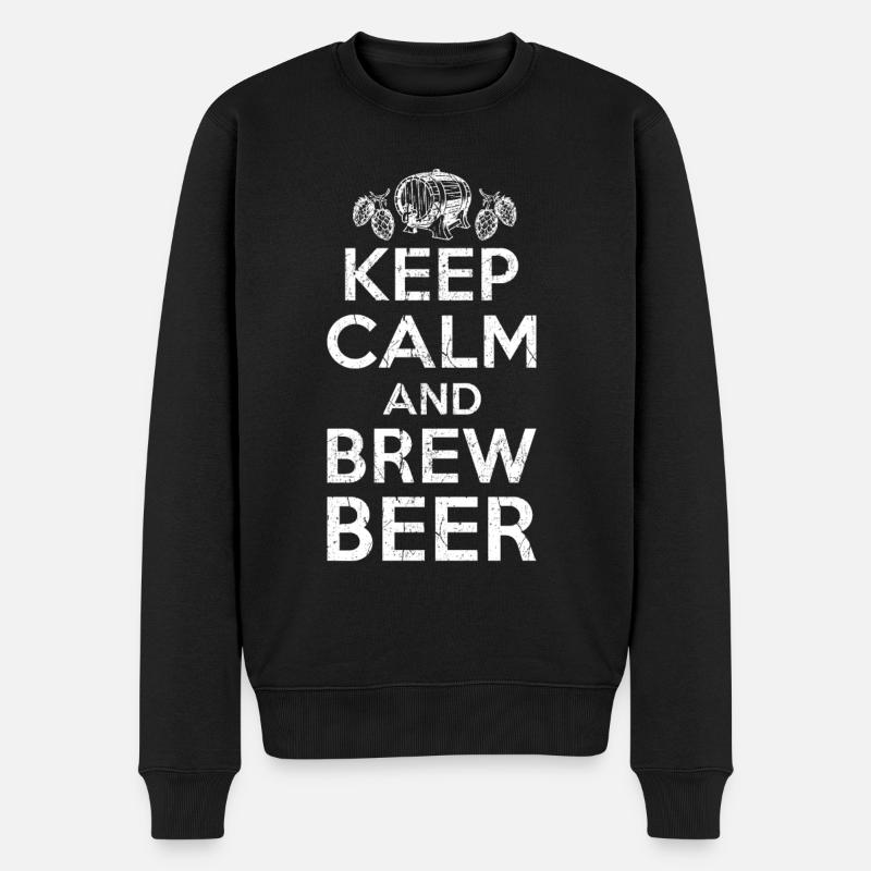 Homebrewing Design - Pull Premium bio Homme - noir