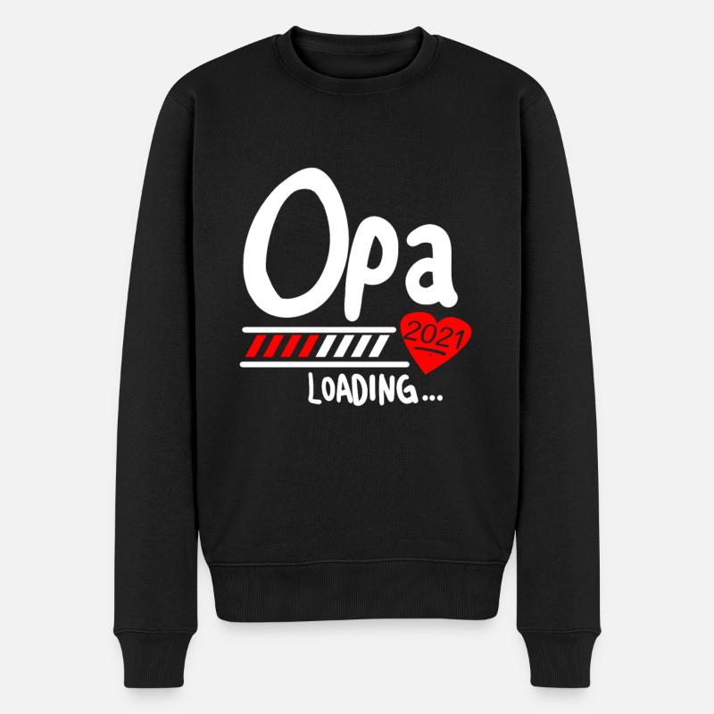 Opa Loading 2021 - Männer Premium Bio Pullover - Schwarz