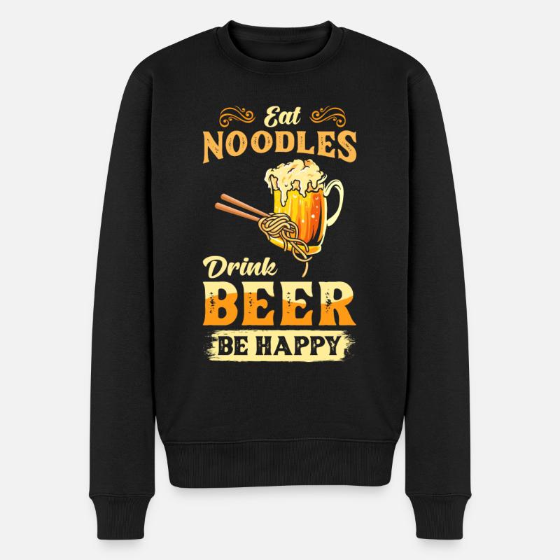 Nouilles Ramen Renard - Pull Premium bio Homme - noir