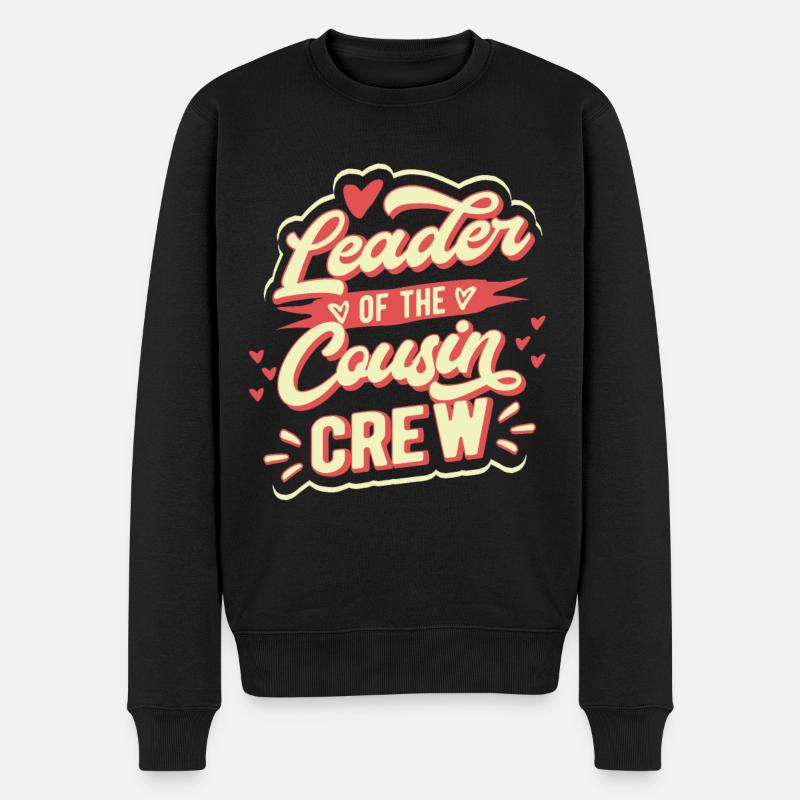 Chef cousin Crew Kusine - Pull Premium bio Homme - noir