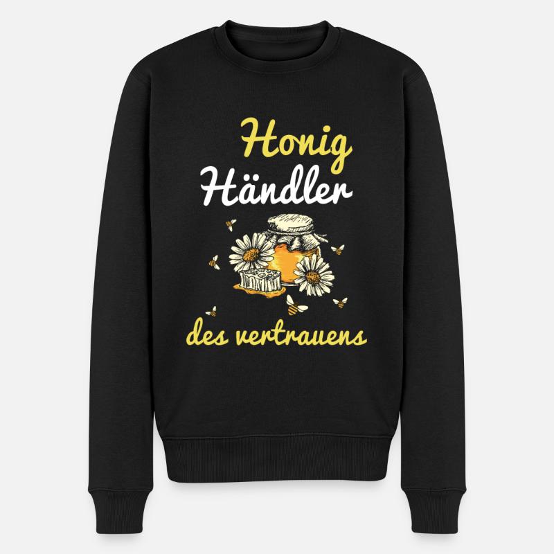 Imker - Männer Premium Bio Pullover - Schwarz