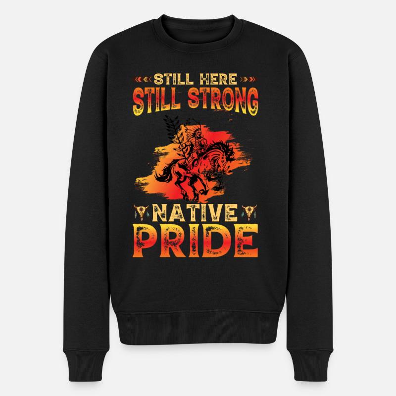 Tais-toi Strong Native Pride - Pull Premium bio Homme - noir