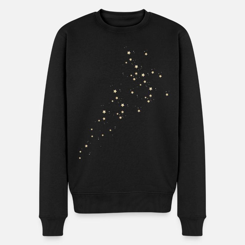 Étoiles - Pull Premium bio Homme - noir