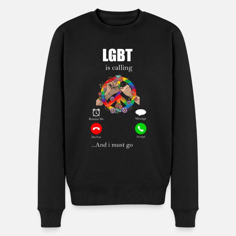 LGBT - Pull Premium bio Homme - noir
