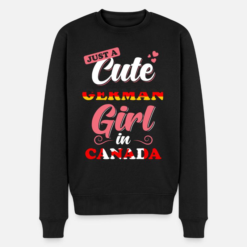 Allemagne Canada Proverbe - Pull Premium bio Homme - noir