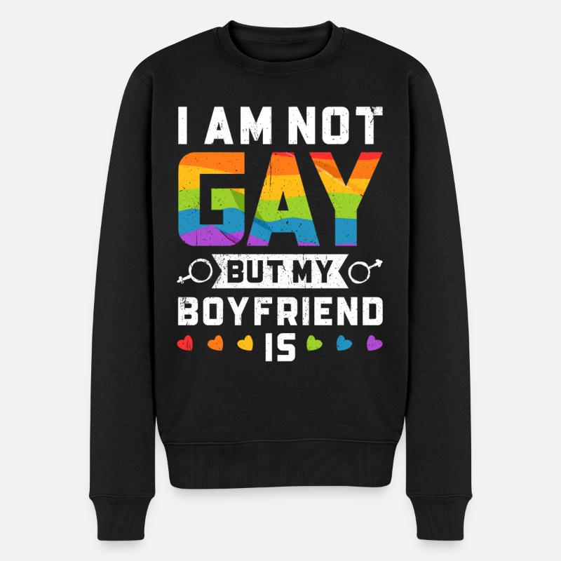 LGBT - Männer Premium Bio Pullover - Schwarz