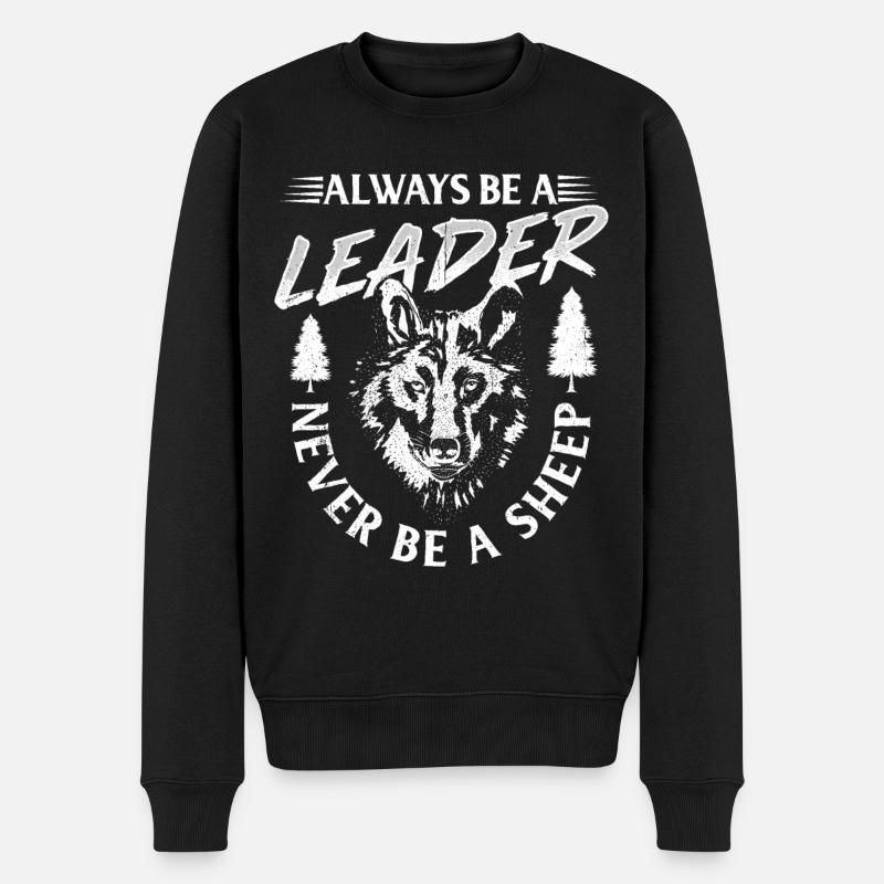 Wolf - Pull Premium bio Homme - noir