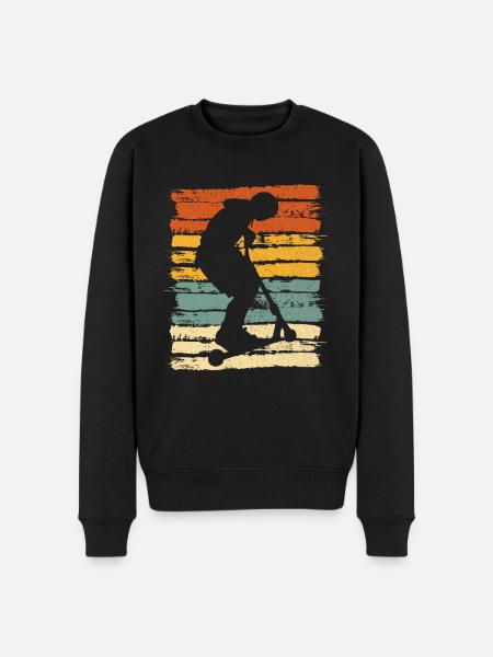 Scooter Pedal Scooter Stunt E-Scooter Folding Scooter - Men's Premium Organic Jumper - black