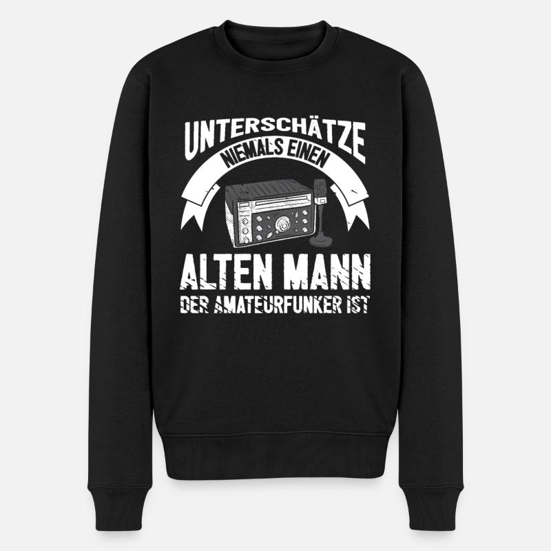 Amateurfunk Funk CD Ham Radio Operator CB Funker - Männer Premium Bio Pullover - Schwarz
