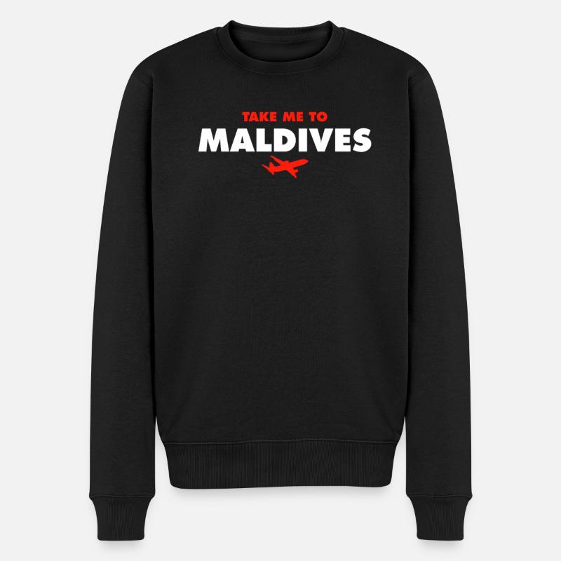 Maldives Easter Gift - Männer Premium Bio Pullover - Schwarz