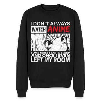 Hentai Anime Manga Japanisches Etchi Waifu Kawaii - Männer Premium Bio Pullover - Schwarz - Vorne - Nico (187cm)