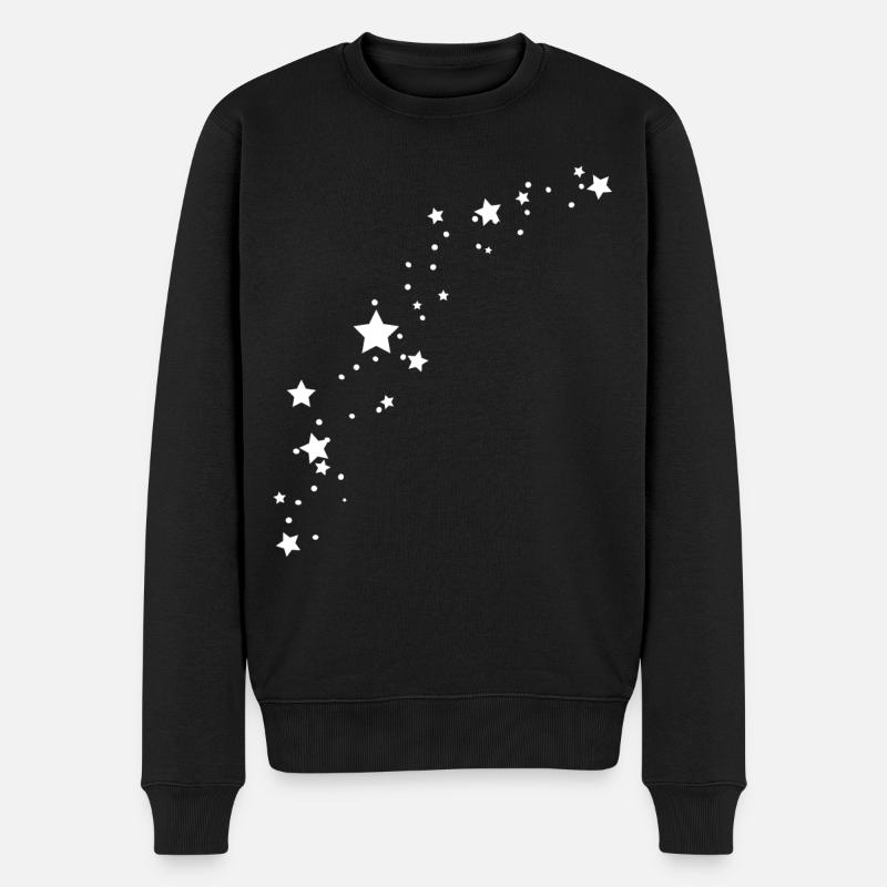 Étoiles - Pull Premium bio Homme - noir