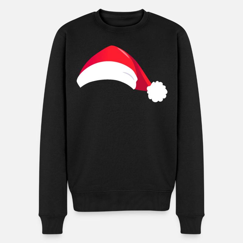 Bonnet rouge de Noël - Pull Premium bio Homme - noir