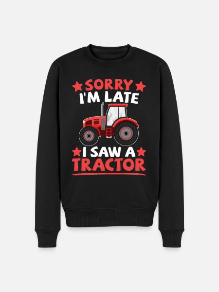 Tracteur Tracteur Agriculteur Ferme Conducteur de tracteur - Pull Premium bio Homme - noir