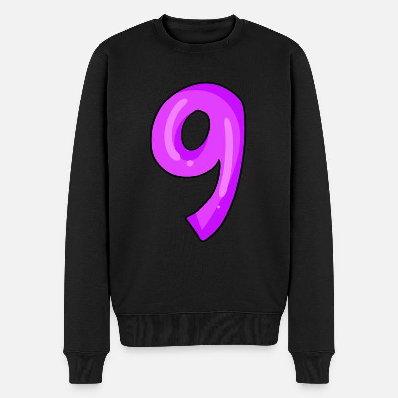 Numéro 9 - Pull Premium bio Homme - noir