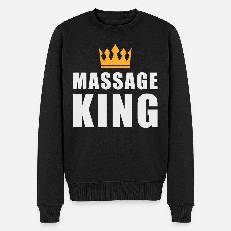 Massage Masseur Cadeau - Pull Premium bio Homme - noir