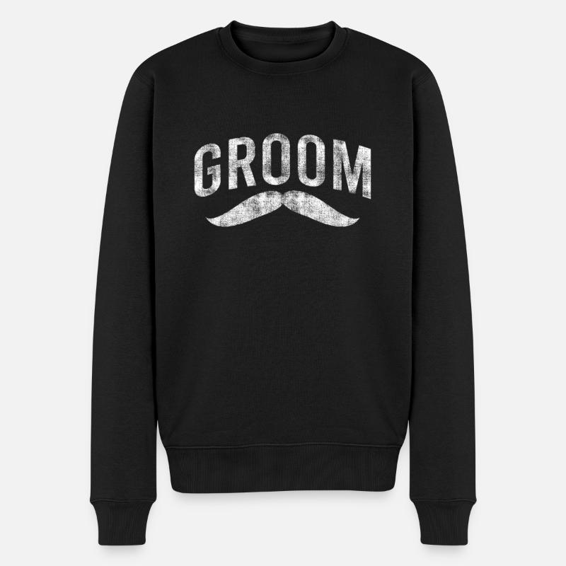 Bräutigam Groom - Pull Premium bio Homme - noir