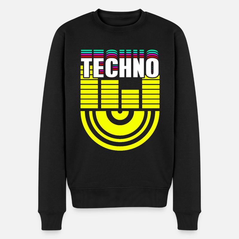 Techno - Pull Premium bio Homme - noir