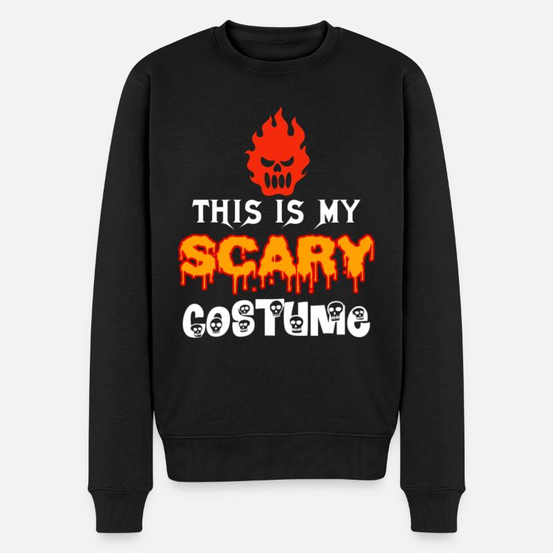 Halloween Halloween Halloween Halloween Halloween - Männer Premium Bio Pullover - Schwarz
